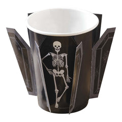 pop-out-skeleton-coffin-paper-halloween-party-cups-x-8|POI-117 |Luck and Luck|2