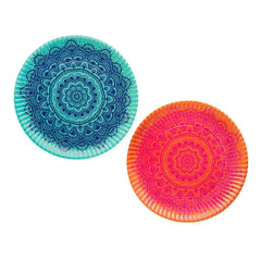 diwali-large-platter-paper-plates-x-2-festival-of-light|HBHD106|Luck and Luck|2