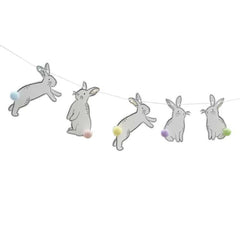 easter-bunny-bunting-with-pom-pom-tails-1-5m-easter-decoration|BN-109|Luck and Luck|2