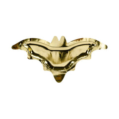 halloween-gold-bat-paper-plates-x-6|TPP59-019ME|Luck and Luck|2