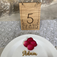 wooden-oak-veneer-table-number-rustic-wedding-design-4|LLWWTABNUMD4|Luck and Luck|2