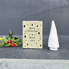 porcelain-christmas-tree-with-personalised-matchbox-merry-christmas|LLUV5646|Luck and Luck| 1