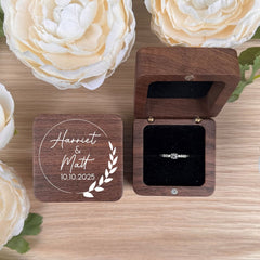 personalised-square-ring-box-1-ring-slot-black-insert-design-12|LLUVRB1BD12|Luck and Luck| 1