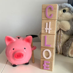 personalised-baby-name-blocks-acrylic-letters-nursery-keepsake-gift|LLWWBUILDBLOCK|Luck and Luck| 1