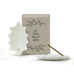 East of India Little Box of Calm Mini Porcelain Matchbox Keepsake Gift