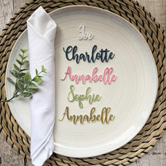 Personalised Acrylic Table Names for Weddings, Parties and Special Events