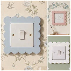 Personalised Acrylic Light Switch Surround Colour Choice 13.4 cm