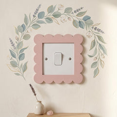 Personalised Acrylic Light Switch Surround Colour Choice 13.4 cm
