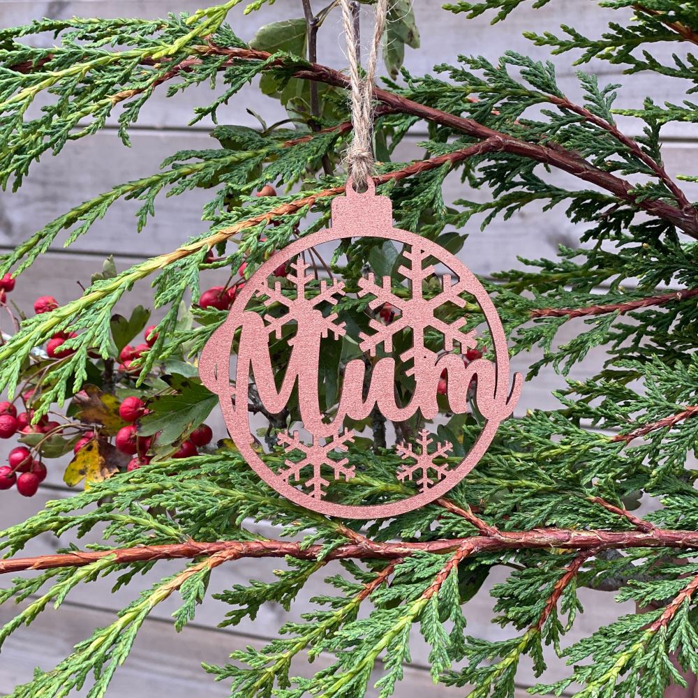 personalised-coloured-hanging-snowflake-christmas-tree-decoration-v1|LLWWCOSNOWF1M|Luck and Luck| 1