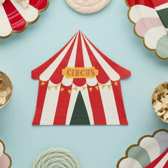 circus-tent-paper-party-napkins-x-16-fun-circus-parties|HBCP112|Luck and Luck| 1