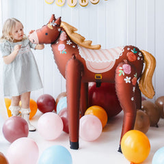 large-horse-foil-balloon-childrens-party-decoration|FB229|Luck and Luck| 1