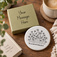 Hope You Know How Amazing You Are Porcelain Coaster Presented in Personalised Box