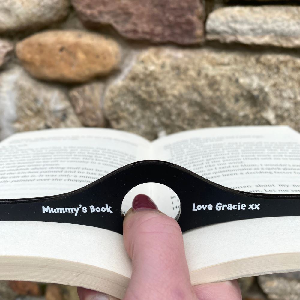 personalised-acrylic-book-page-holder-for-book-lovers|LLWWPAGEHOLDER|Luck and Luck| 1