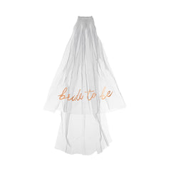 Bride To Be Veil Headband for Hen Party Bridal Shower