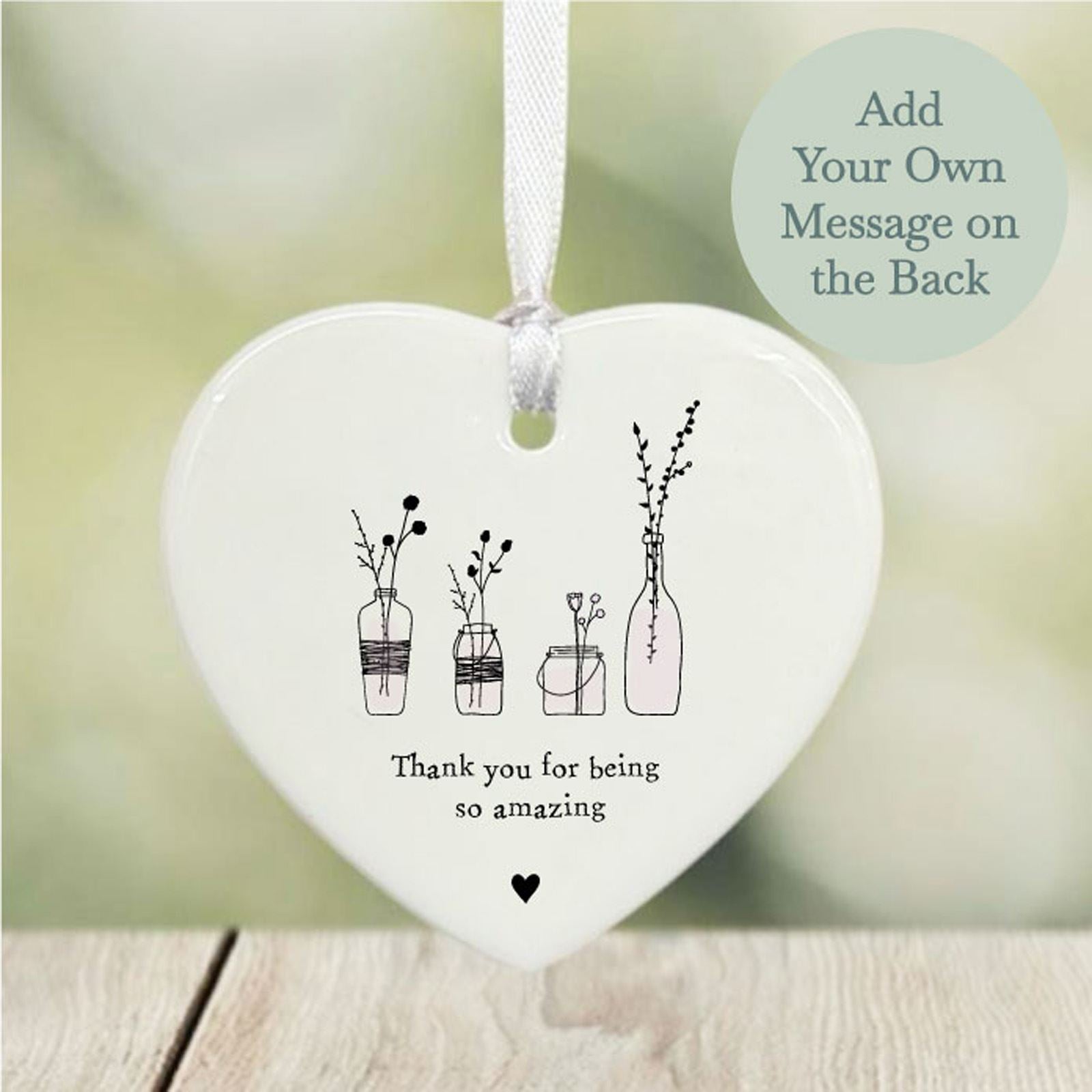 personalised-porcelain-heart-thank-you-for-being-so-amazing-keepsake|LLUV6239|Luck and Luck| 1