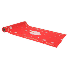 Santa Claus Christmas Table Runner Red Festive Dining Party Table Decoration