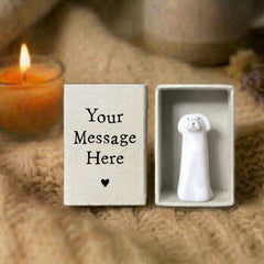 Personalised Dog Matchbox Keepsake for Dog Lovers Birthdays and Remembrance