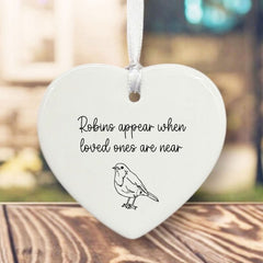 personalised-porcelain-heart-when-loved-ones-are-near-gift|UV6371|Luck and Luck| 1