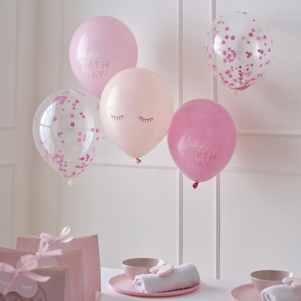 pink-confetti-happy-birthday-balloons-x-5|PAMP-201 |Luck and Luck| 1