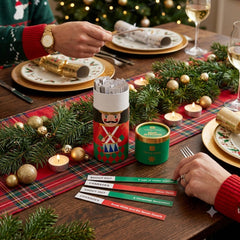 Nutcracker Christmas Table Game with 180 Dipsticks for Festive Family Parties