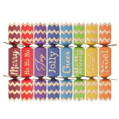 Xylophone Christmas Crackers Festive Novelty Party Table Decorations Set of 8