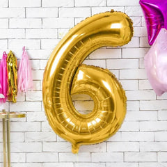 large-foil-gold-number-6-balloon-86cm-birthday-decoration|FB1M-6-019|Luck and Luck| 1