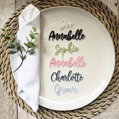 Custom Acrylic Guest Name Signs for Weddings, Parties and Table Decor
