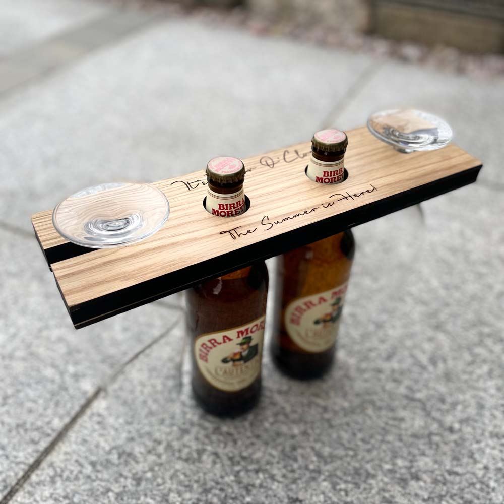 personalised-wood-oak-beer-butler-gift-new-home-present|LLWWWBB|Luck and Luck| 1