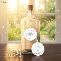White Porcelain Christmas Bauble, Never Too Grown Up Christmas Eve Decoration