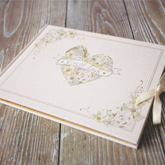 beautiful-wedding-guest-book-floral-birds-gold-foiling|WDGUEST1|Luck and Luck| 1