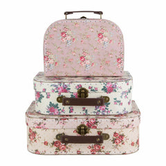 mini-vintage-rose-suitcases-x-3-vintage-floral-design|GIF023|Luck and Luck| 1