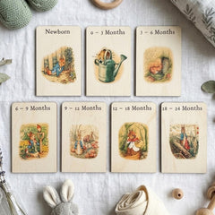 Coloured Peter Rabbit Wooden Drawer Dividers for New Baby and Baby Shower Gifts