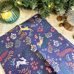 twilight-blue-woodland-animals-tissue-paper-4-sheets-christmas-wrap|TWILIGHT-TISSPAPERV2|Luck and Luck| 1