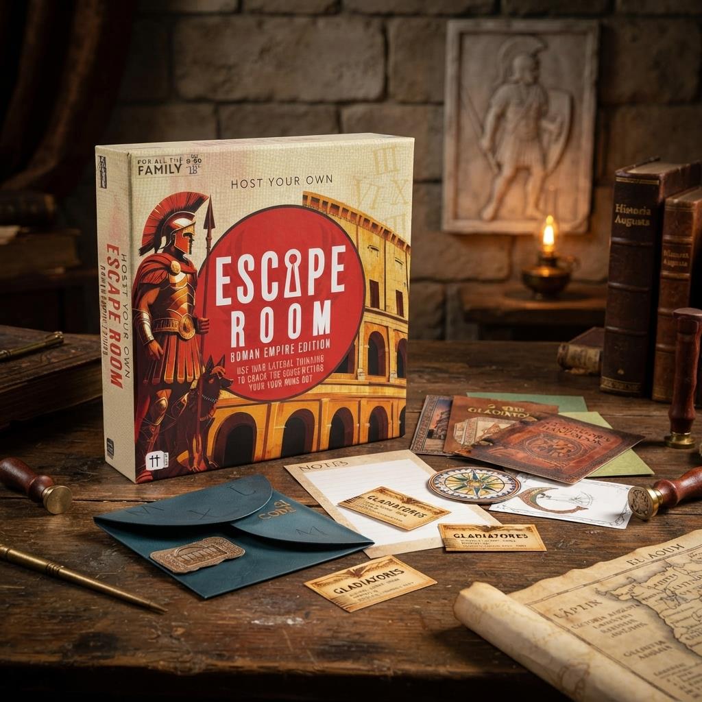 Rome Family Escape Room Game for Christmas Parties and Festive Game Nights