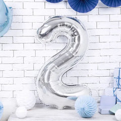 large-foil-silver-number-2-balloon-86cm-birthday-decoration|FB1M-2-018|Luck and Luck| 1