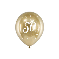 glossy-gold-number-50-balloons-x-6-50th-birthday-party|CHB141500196|Luck and Luck| 1