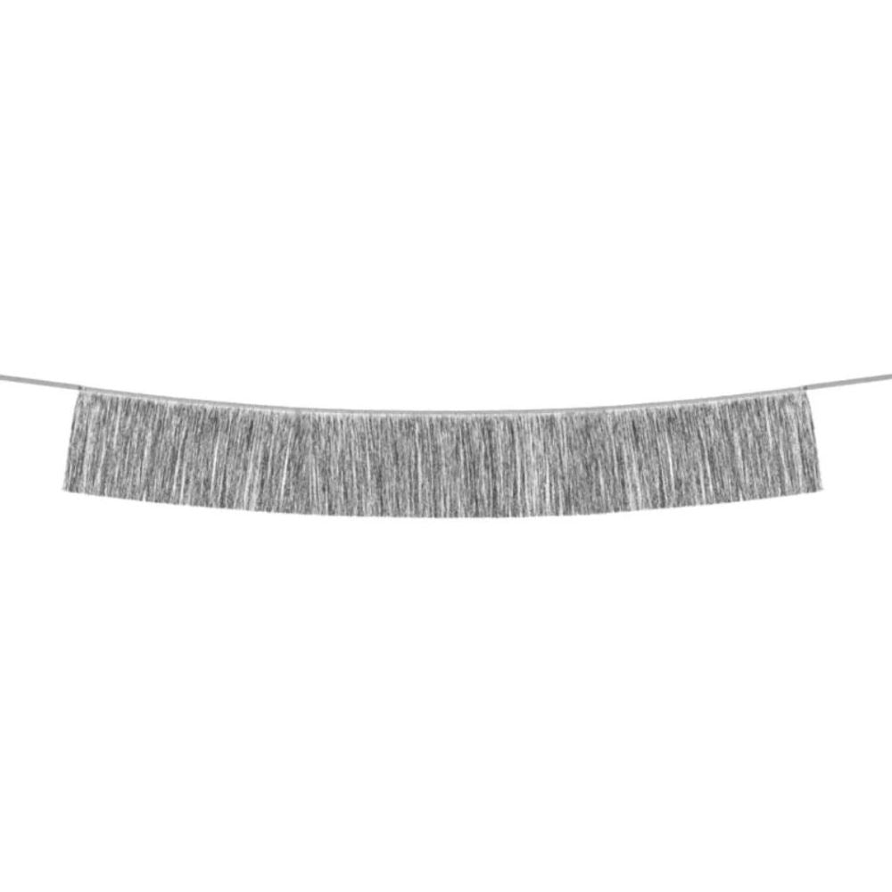 silver-fringe-hanging-garland-decoration-1-35m-christmas|FG1-018|Luck and Luck| 1