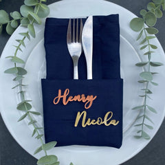 Personalised Acrylic Guest Names for Wedding Tables and Party Decor