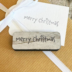 merry-christmas-wooden-rubber-stamp-christmas-crafts|LLWWMCSTAMPD1|Luck and Luck| 1