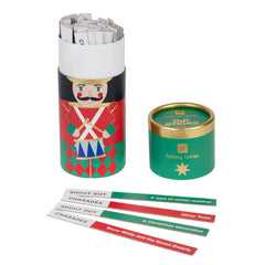 Nutcracker Christmas Table Game with 180 Dipsticks for Festive Family Parties