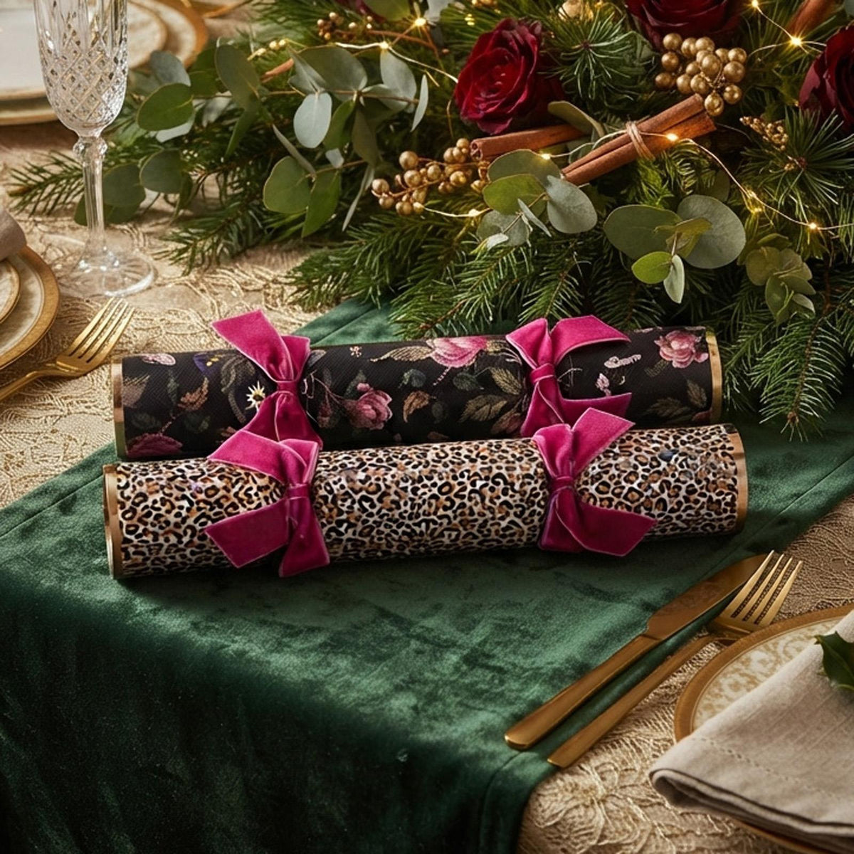 Spode Creatures of Curiosity Christmas Crackers Festive Party Tableware Set of 6