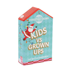 Santa Kids vs Grown Ups Christmas Family Party Game Blue Red Festive Entertainment