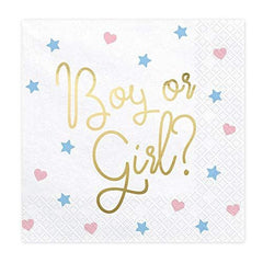 boy-or-girl-paper-party-napkins-baby-shower-party-x-20|SP33-78|Luck and Luck| 1