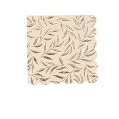 Blush Gold Cocktail Napkins 20 Pack Elegant Wedding Party Tableware