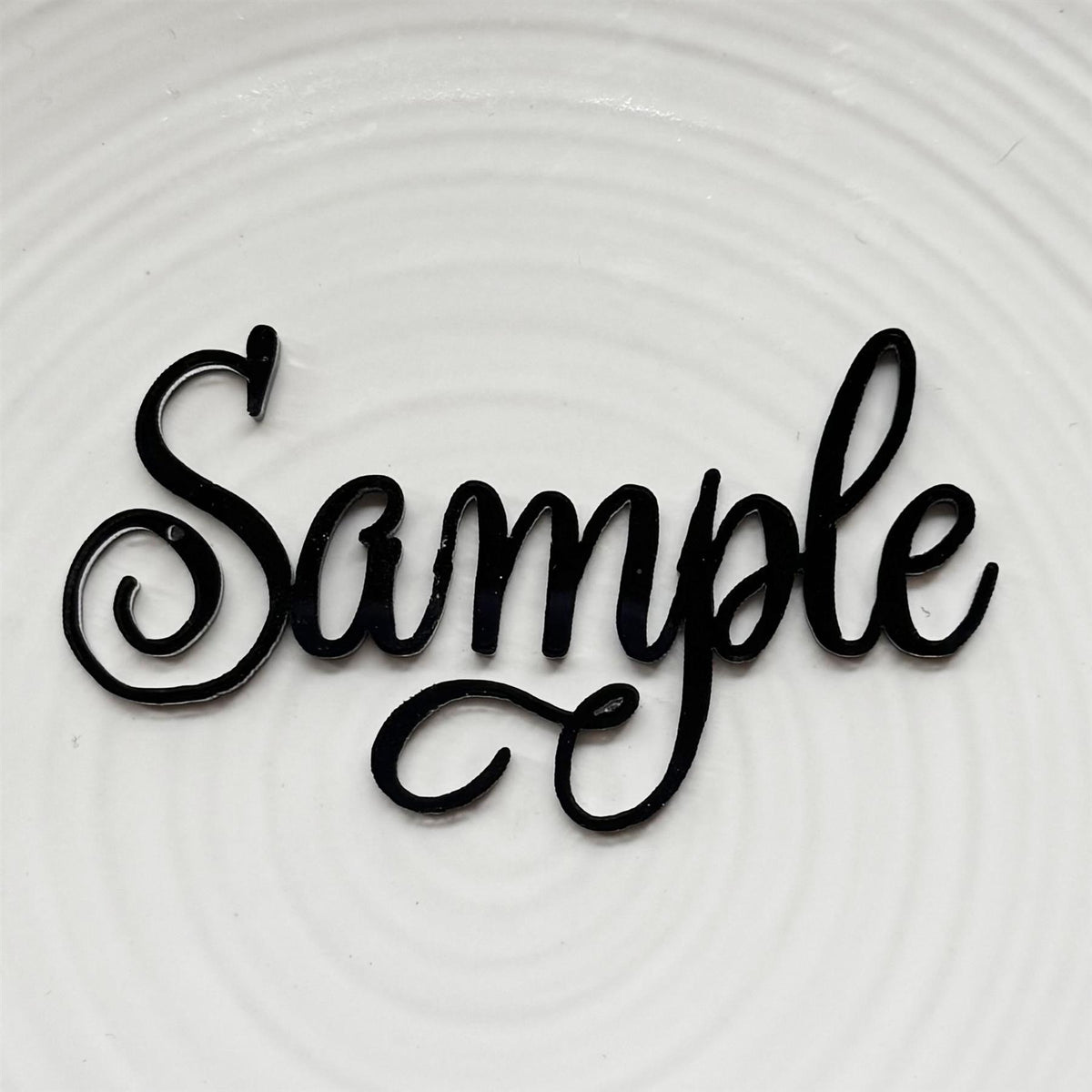Personalised Acrylic Name Place Settings for Wedding Reception Tables