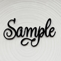 Personalised Acrylic Name Place Settings for Wedding Reception Tables