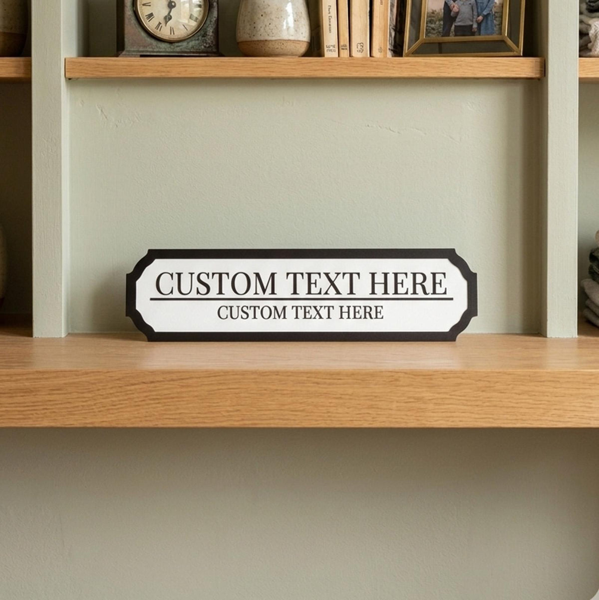 Personalised Custom Text Road Sign Small Acrylic Wall Plaque Gift Decor (39 cm)