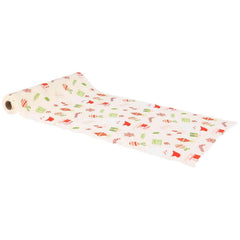 Red Green Christmas Polyester Table Runner Festive Holiday Dining Table Decor 3m