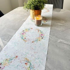 spring-floral-table-runner-single-use-decor-wedding-party-3m|795100300099|Luck and Luck| 1