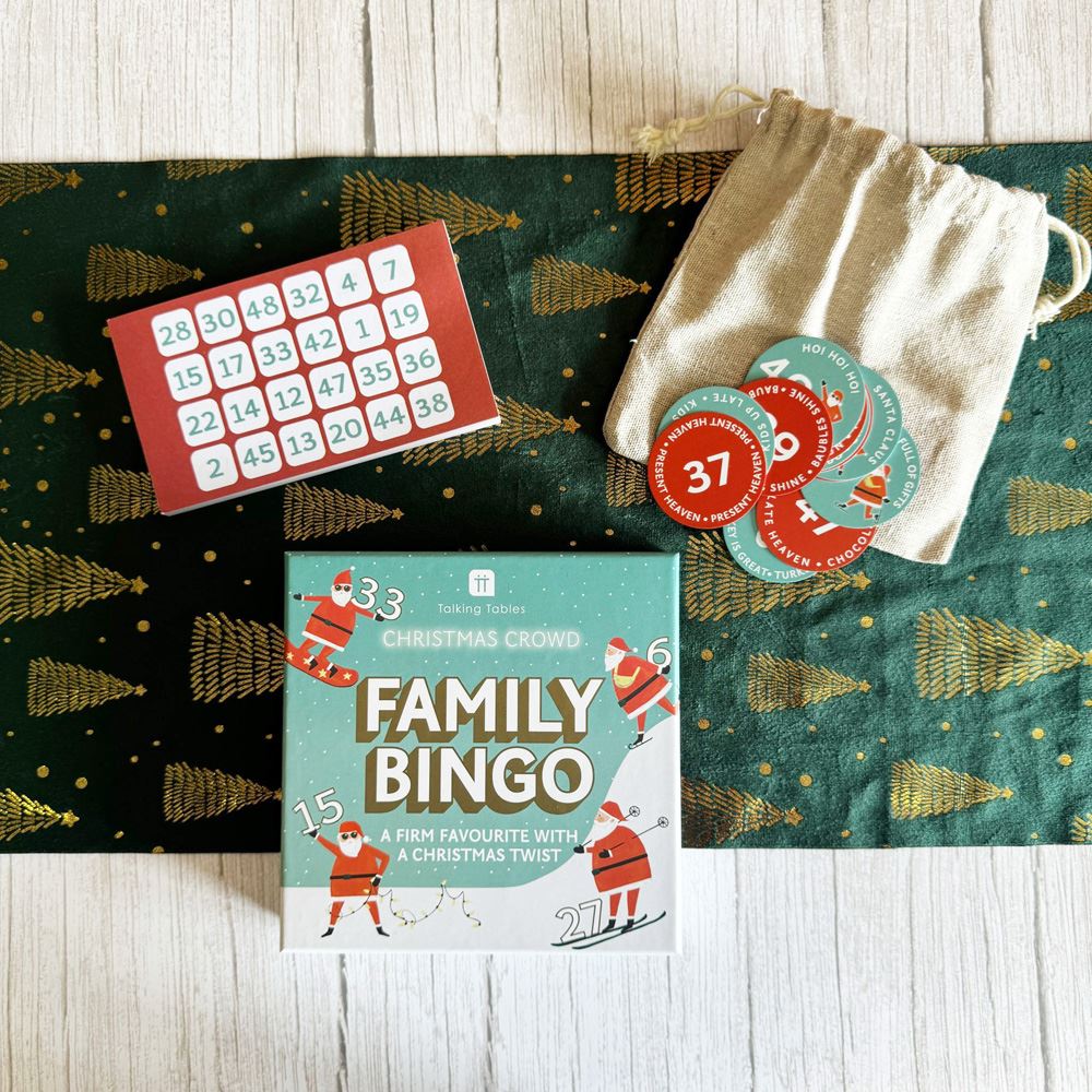 christmas-family-bingo-game-fun-santa-xmas-day-game-stocking-filler|FUNSANTA-BINGO|Luck and Luck| 1